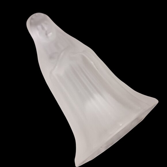 Vintage Frosted Satin Glass Nativity Set 6 Piece Mid Century Christmas Decor - Picture 9 of 13